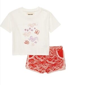 Graphic Tee & Shorts Set
